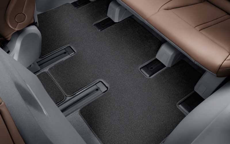 Velours-Fußmatten hinten Hyundai STARIA 7-Sitzer (ab 2021)