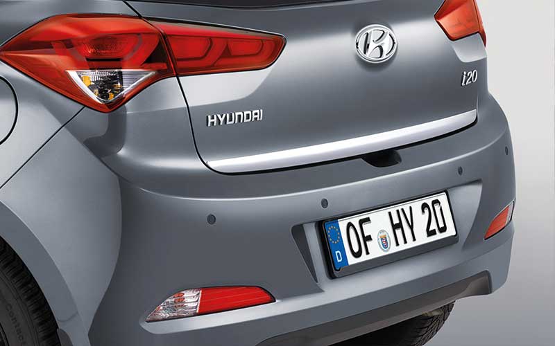 Heckzierleiste im Edelstahl-Design Hyundai i20 GB (2015-2018)