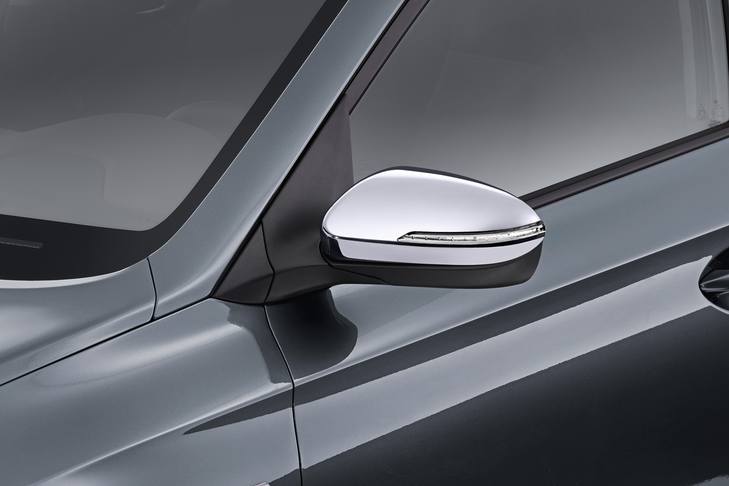 Spiegelkappen im Edelstahl-Design Hyundai i20 (ab 2015)