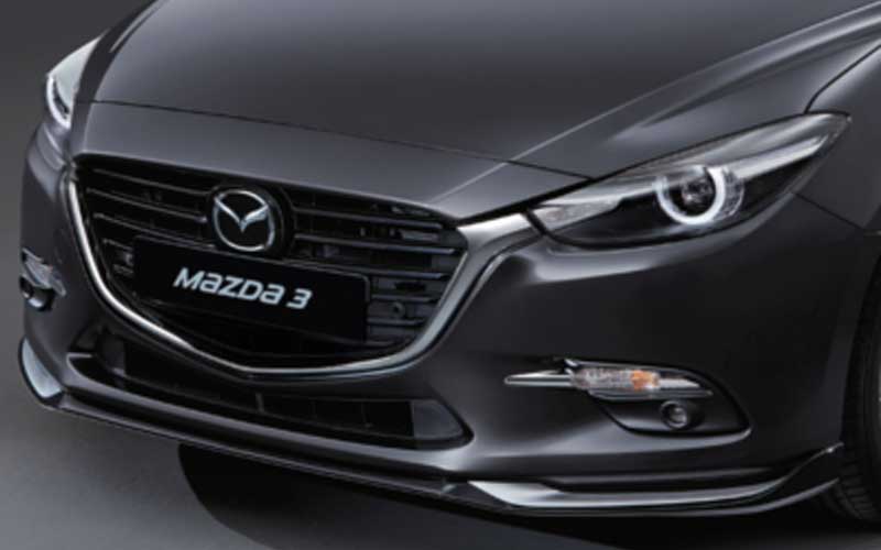 Mazda Frontschürze schwarz-silber Mazda3 BN