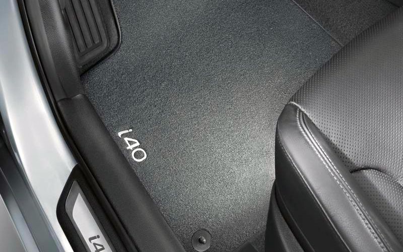 Velours-Fußmatten schwarz Hyundai i40 (ab 2011)