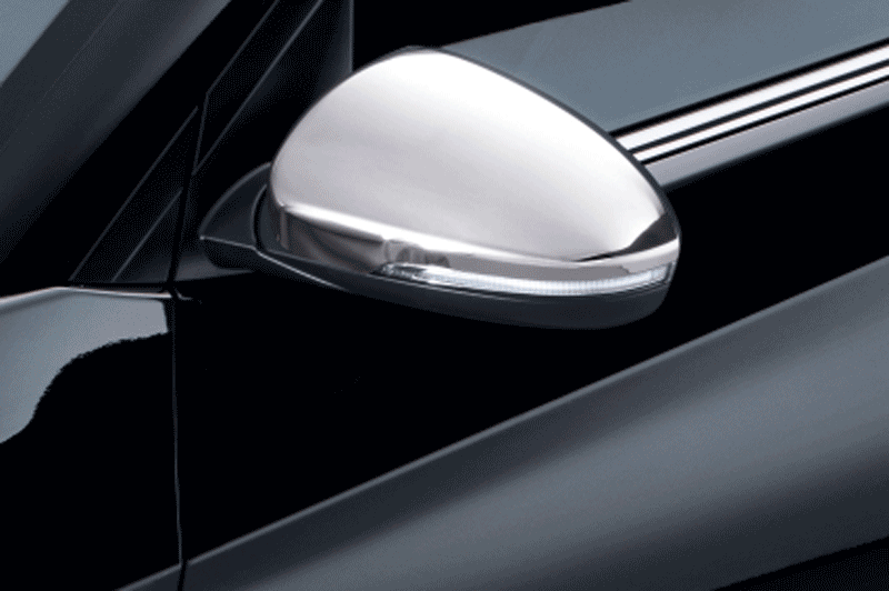 Hyundai Spiegelblenden Edelstahl + Fixkit Tucson TLE