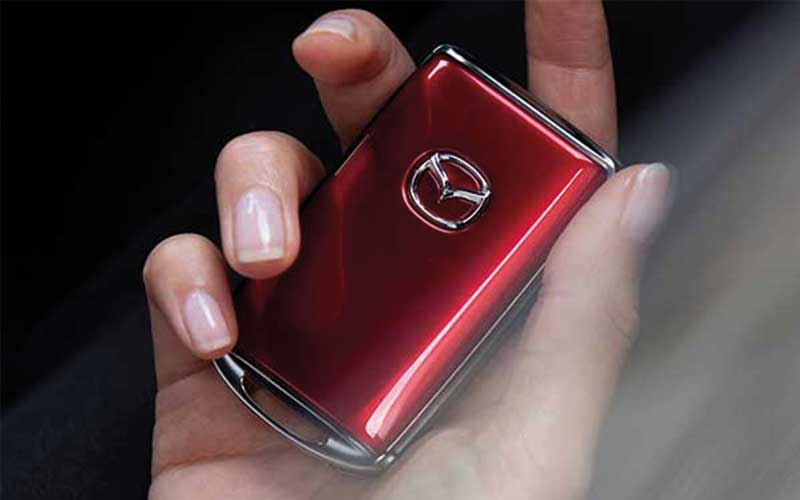 Mazda Schlüsselabdeckung in Wagenfarbe - Onyxschwarz Metallic