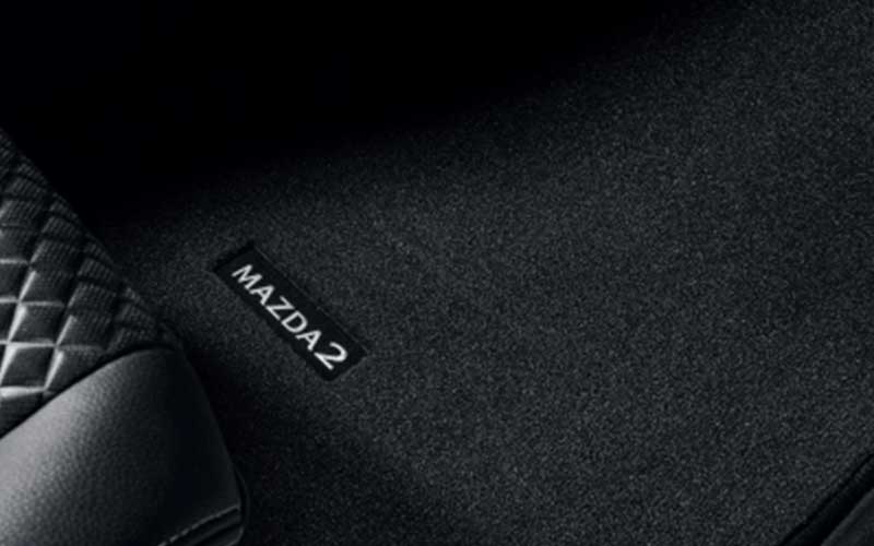 Velours-Fußmatten Luxury Mazda2 Hybrid