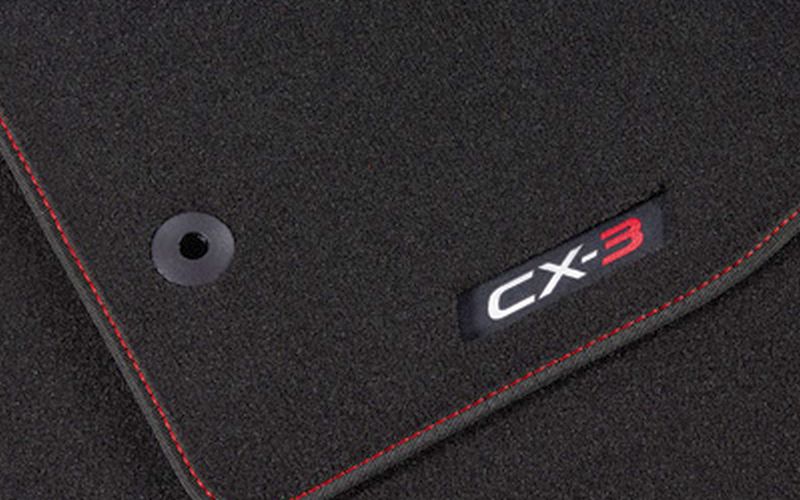 Textil-Fußmatten Luxury rot Mazda CX-3 (ab 2015)