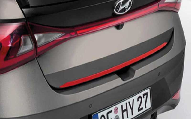 Heckzierleiste - versch. Farben Hyundai i20 (ab 2020)