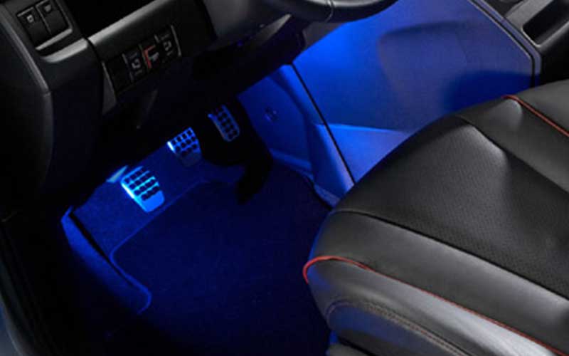 LED Fußraum-Beleuchtung blau inkl. Kabelbaum Mazda2/3/6/CX-3/CX-5 