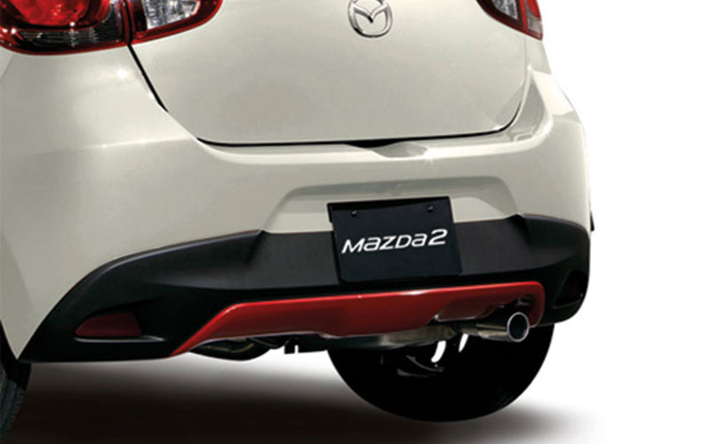 Unterfahrschutz hinten Mazda2 (ab 2015)