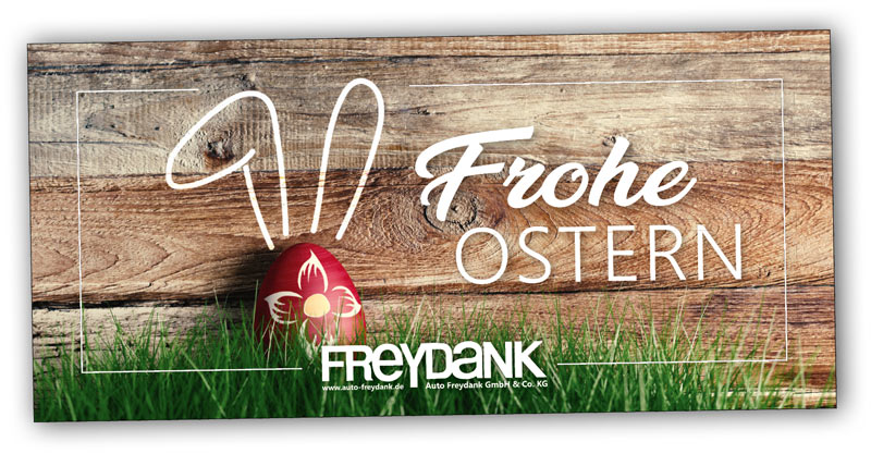 Auto Freydank Gutschein -Frohe Ostern-